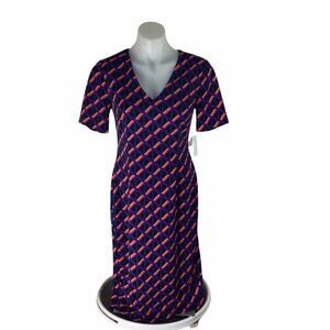 TRINA TURK Museo Short Sleeve Sheath Dress Multicolor Size 4 NWT$148 TT18R503